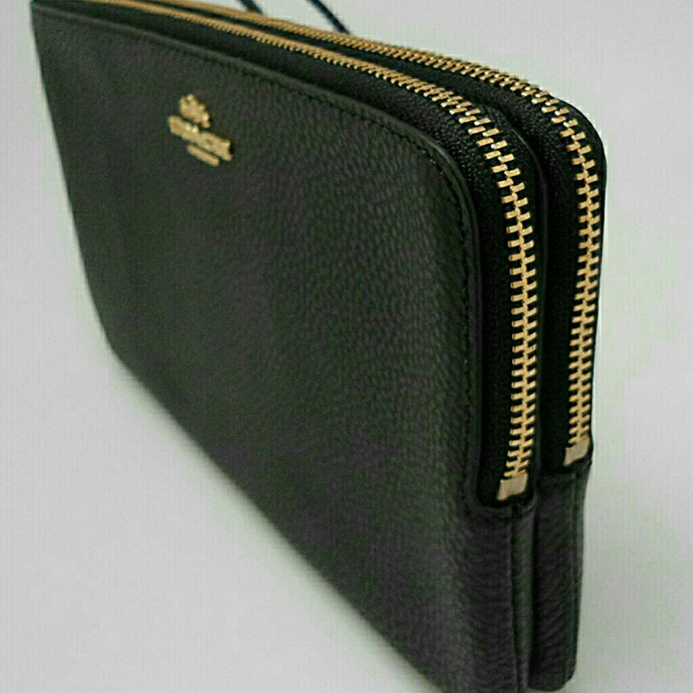 {SOLD}●COACH DOUBLE ZIP WRISTLET - Picture 5 of 7